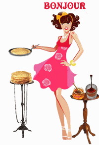 Gifs animés bonjour crêpes